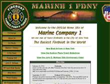 Tablet Screenshot of marine1fdny.com